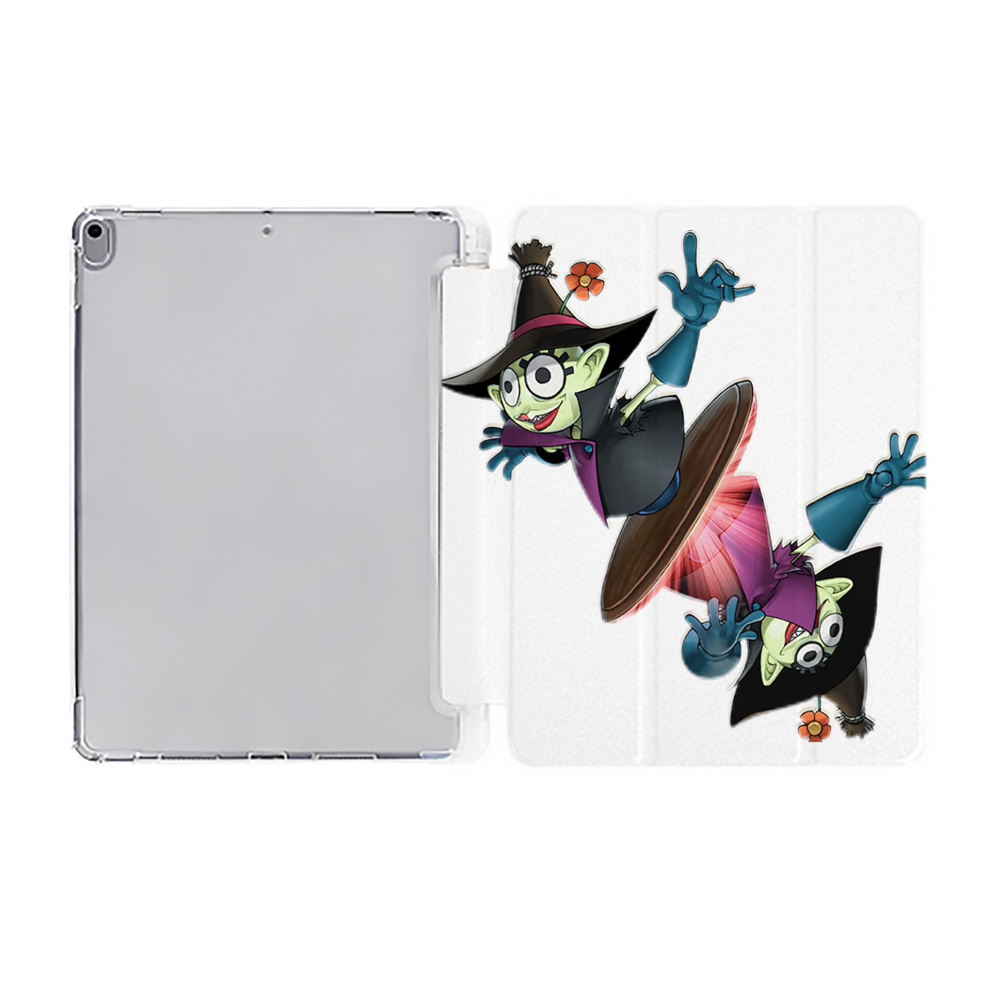 （画像用） 遊☆戯☆王 Yu-Gi-Oh! IPad ケース ペン収納付き 三つ折りスタンド PUレザー×シリコン 対応機種9.5/10.5/10.9インチ